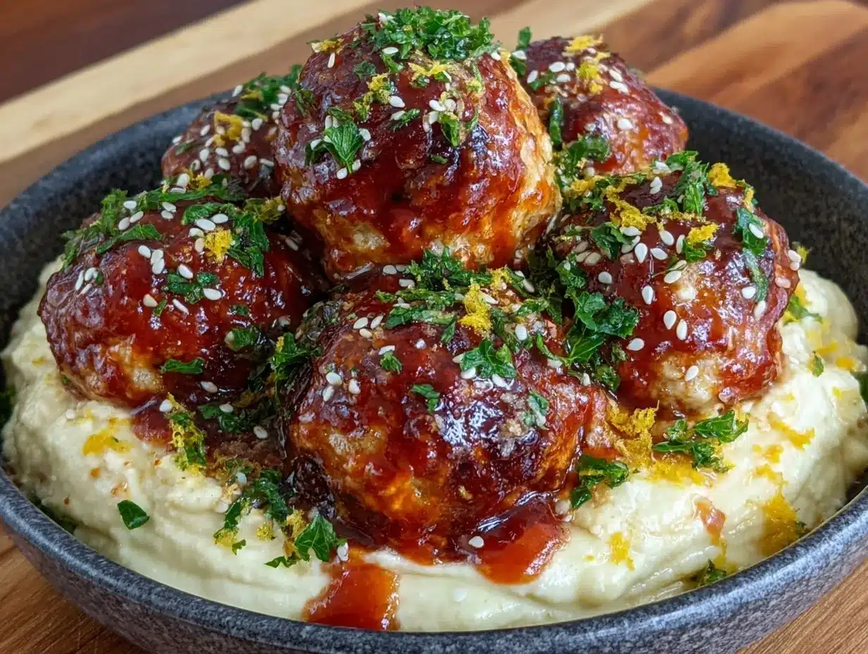 buffalo turkey meatballs preparation steps