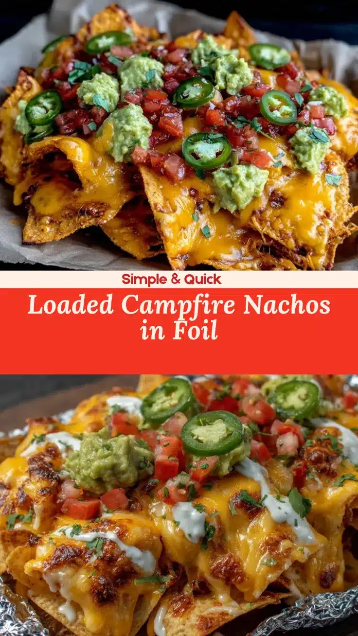 campfire nachos in foil recipe