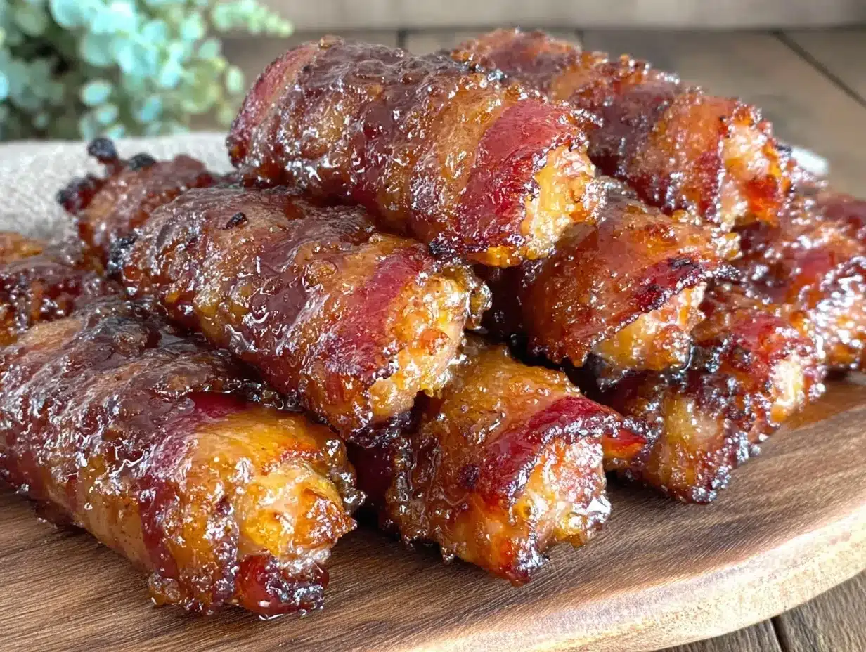 candied bacon wrapped smokies preparation steps