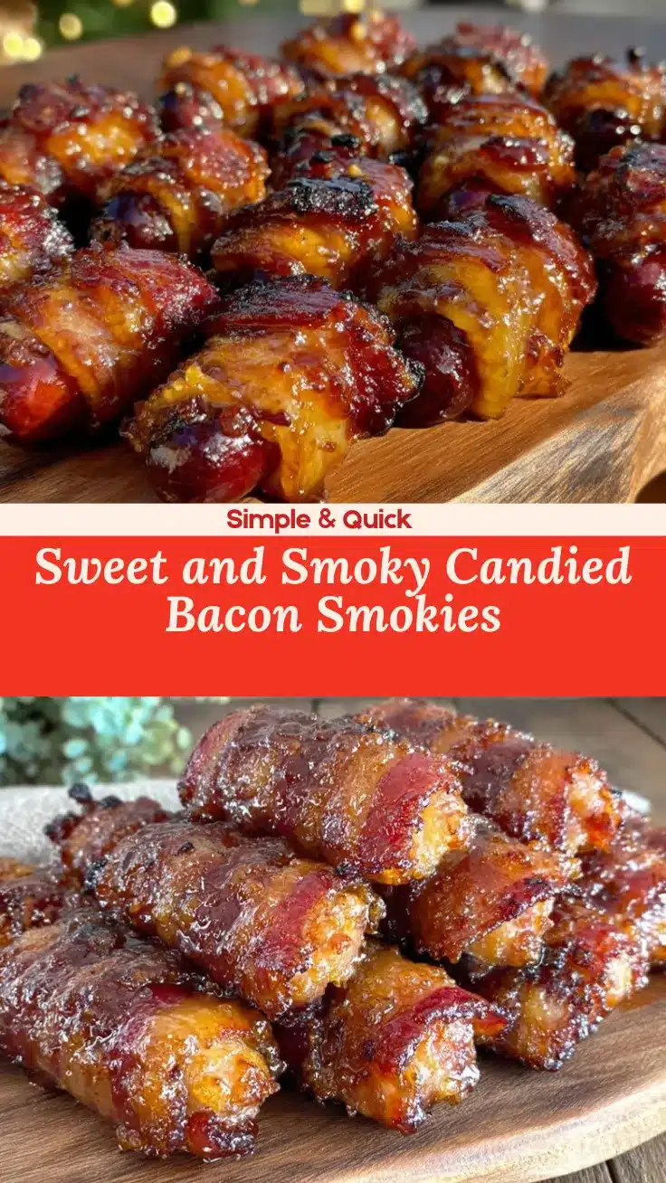 candied bacon wrapped smokies recipe