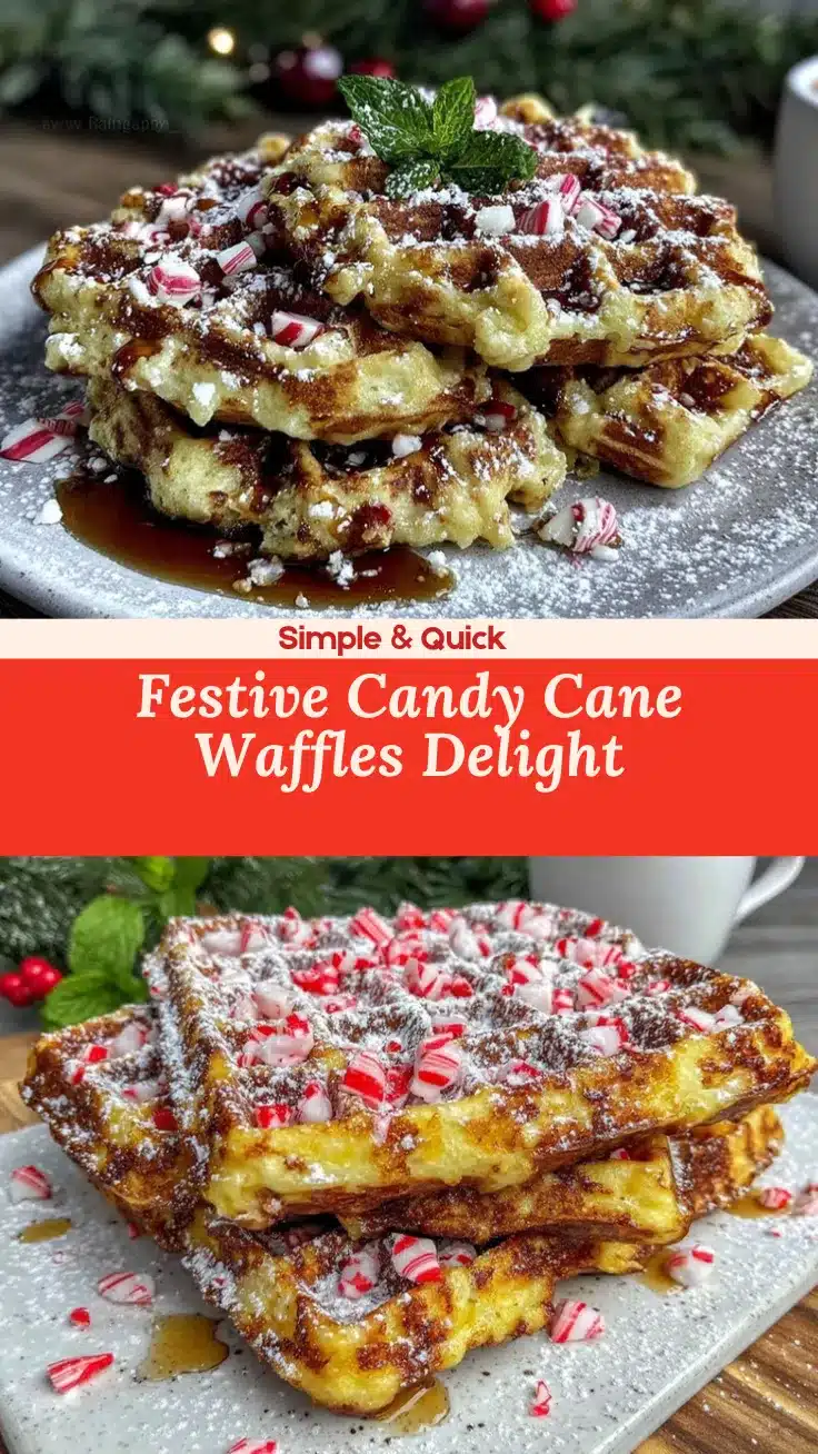 candy cane waffles recipe recipe