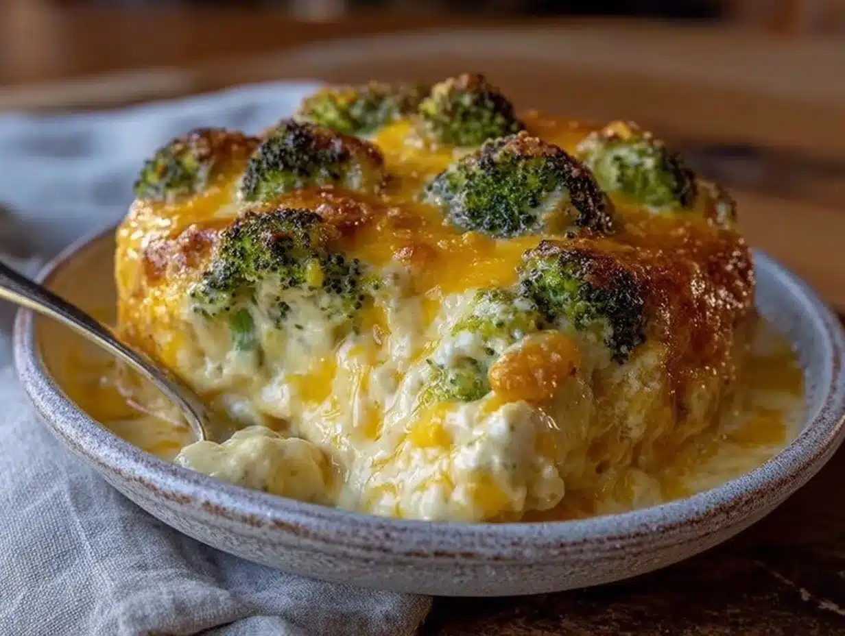 cheesy broccoli cheddar soup preparation steps