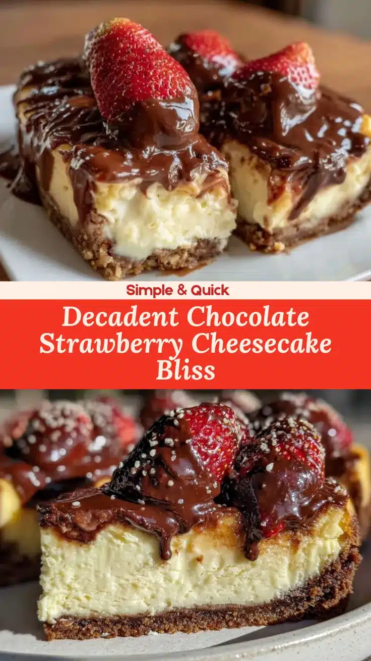 chocolate covered strawberry cheesecake recipe