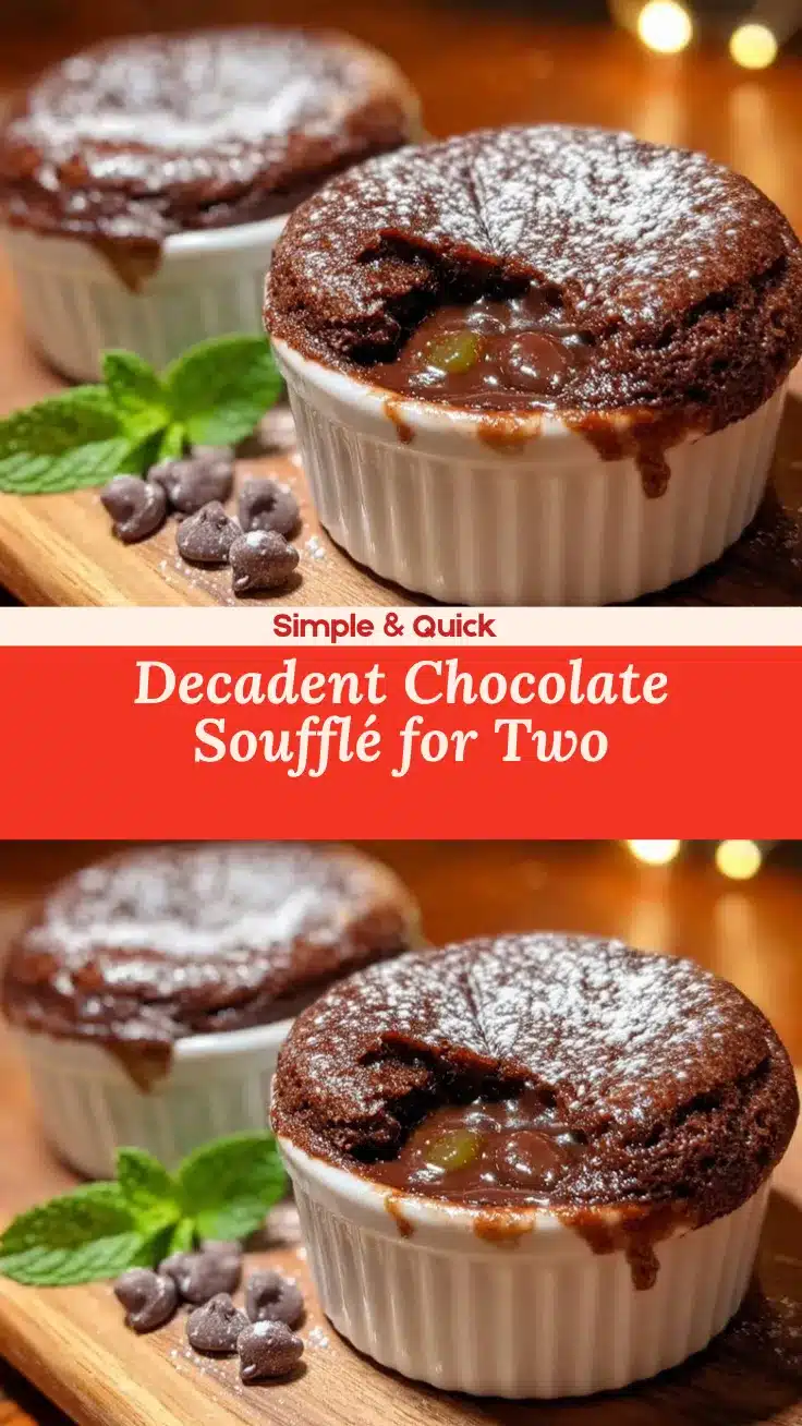 chocolate soufflé for two recipe