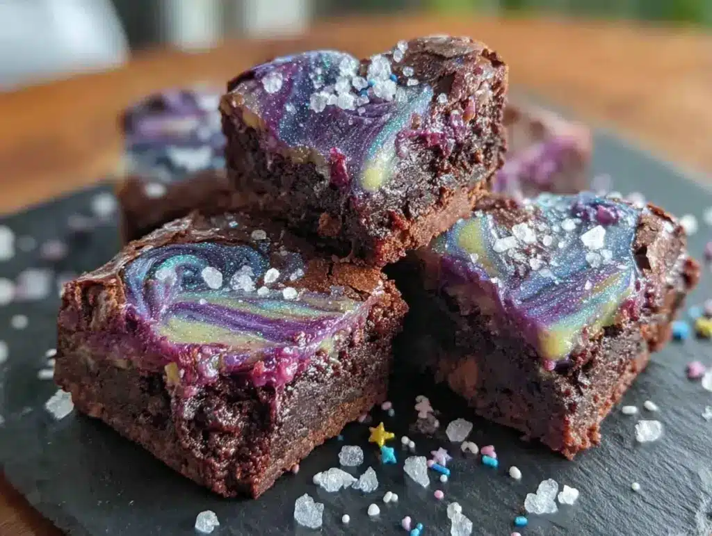 cosmic brownie hearts recipe - featured image