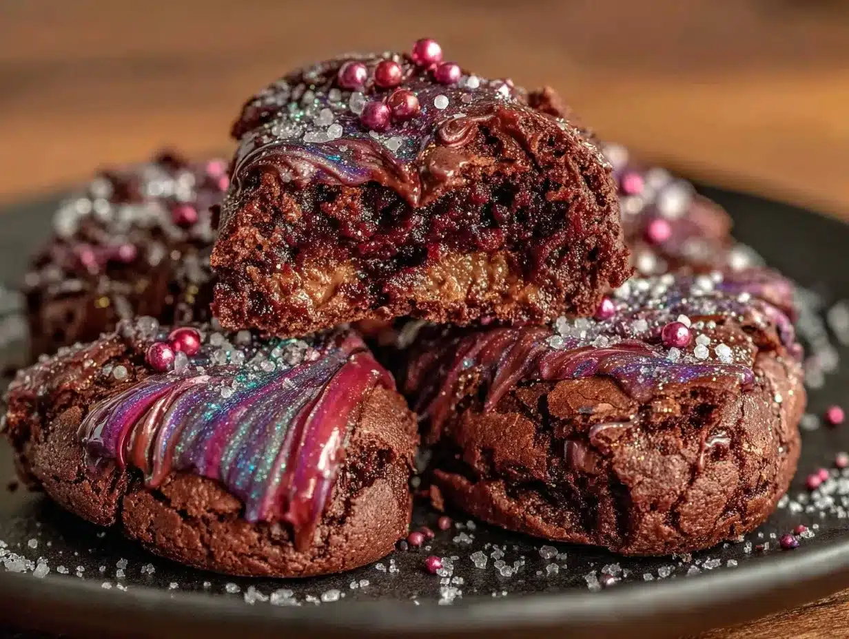 cosmic brownie hearts recipe preparation steps
