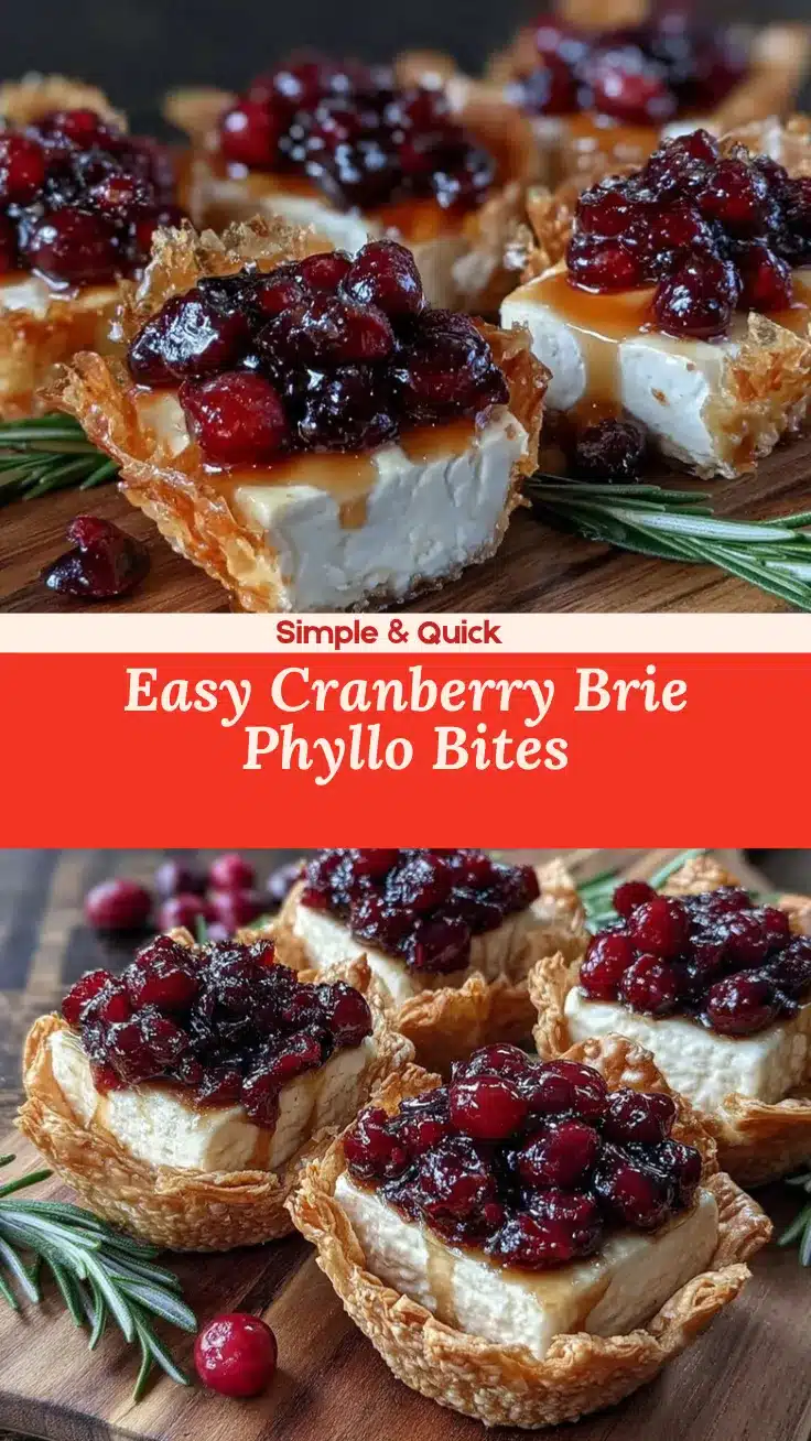 cranberry brie bites recipe