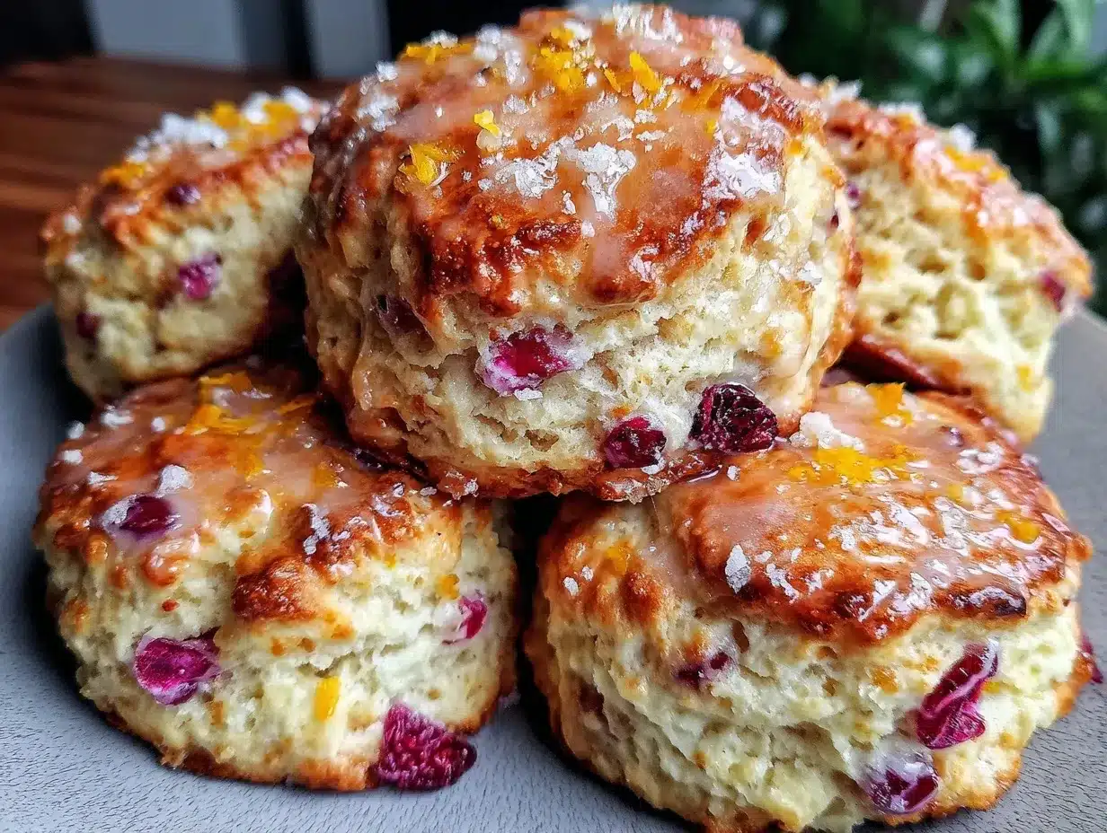 cranberry orange scones recipe preparation steps