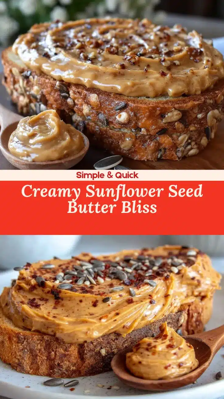 creamy sunflower seed butter recipe