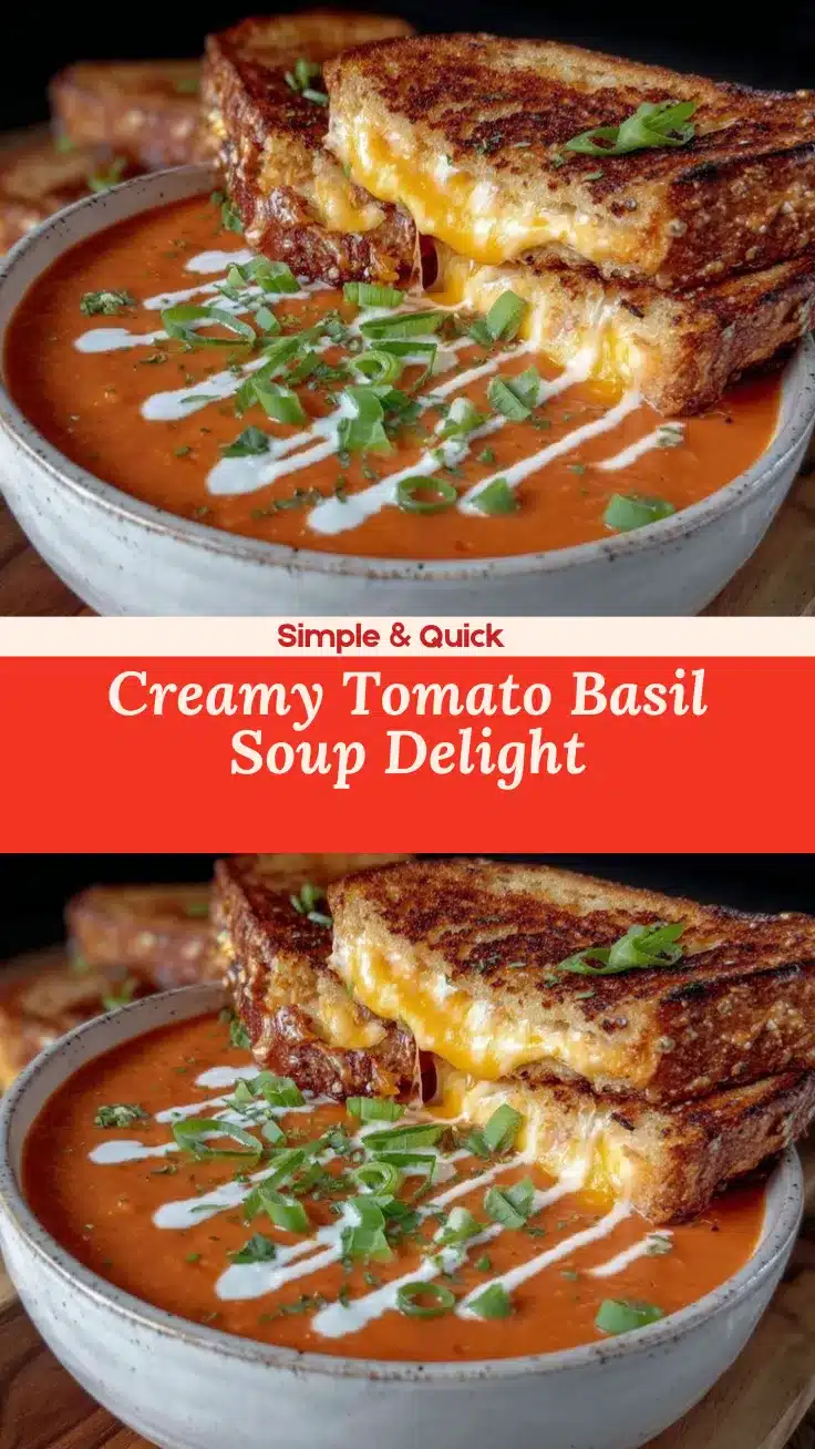 creamy tomato basil soup recipe