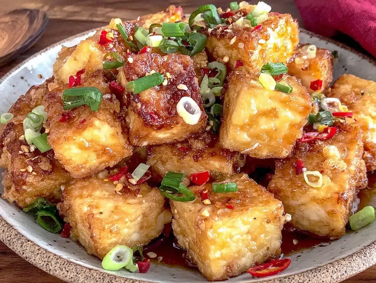 crispy baked tofu preparation steps