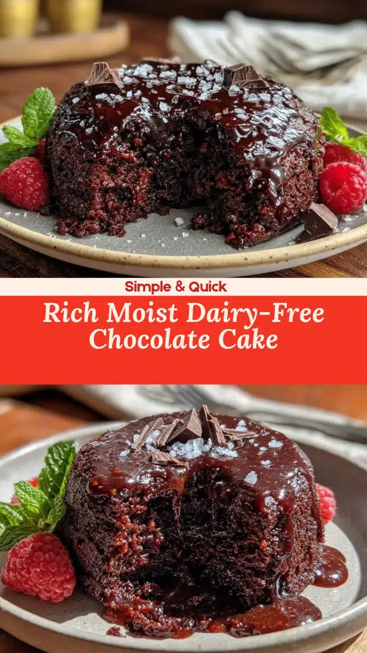 dairy-free chocolate cake recipe