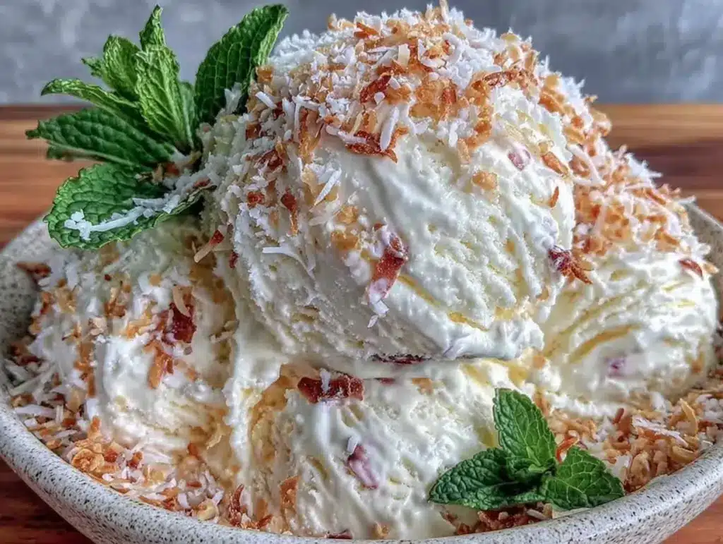 dairy-free coconut ice cream - featured image
