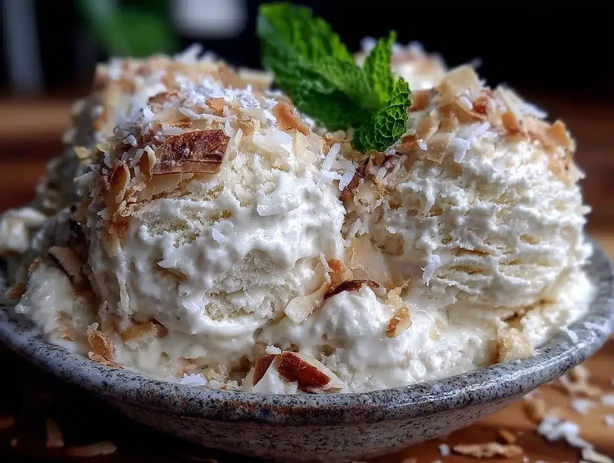 dairy-free coconut ice cream preparation steps