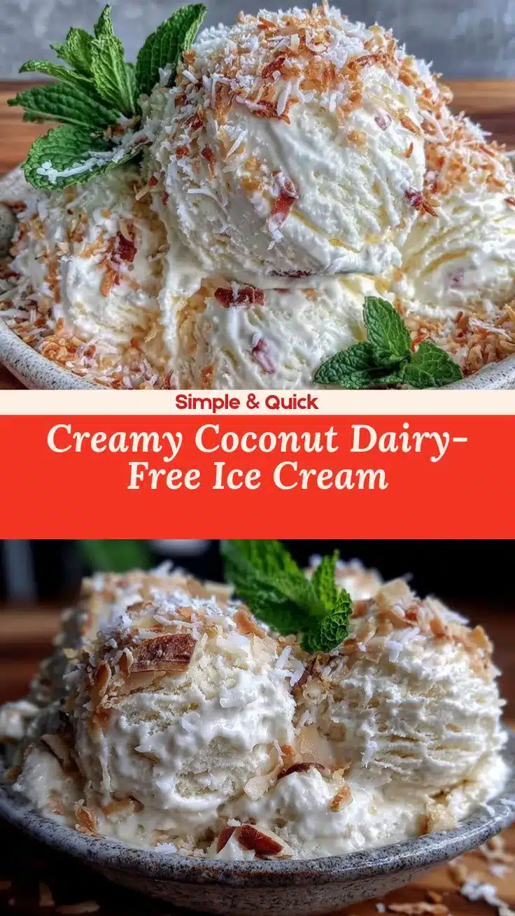 dairy-free coconut ice cream recipe