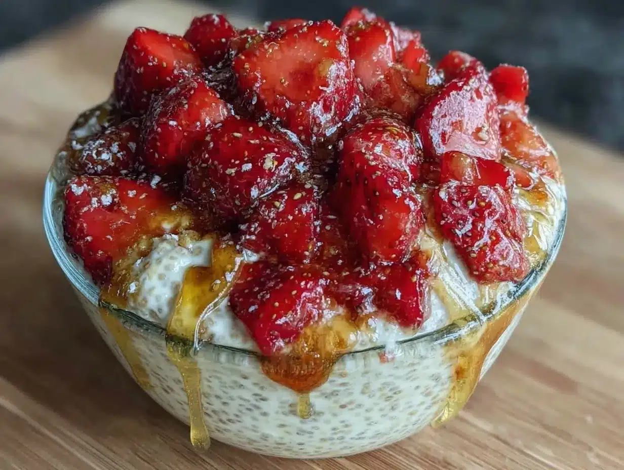 decadent valentines treats chia pudding bowl preparation steps