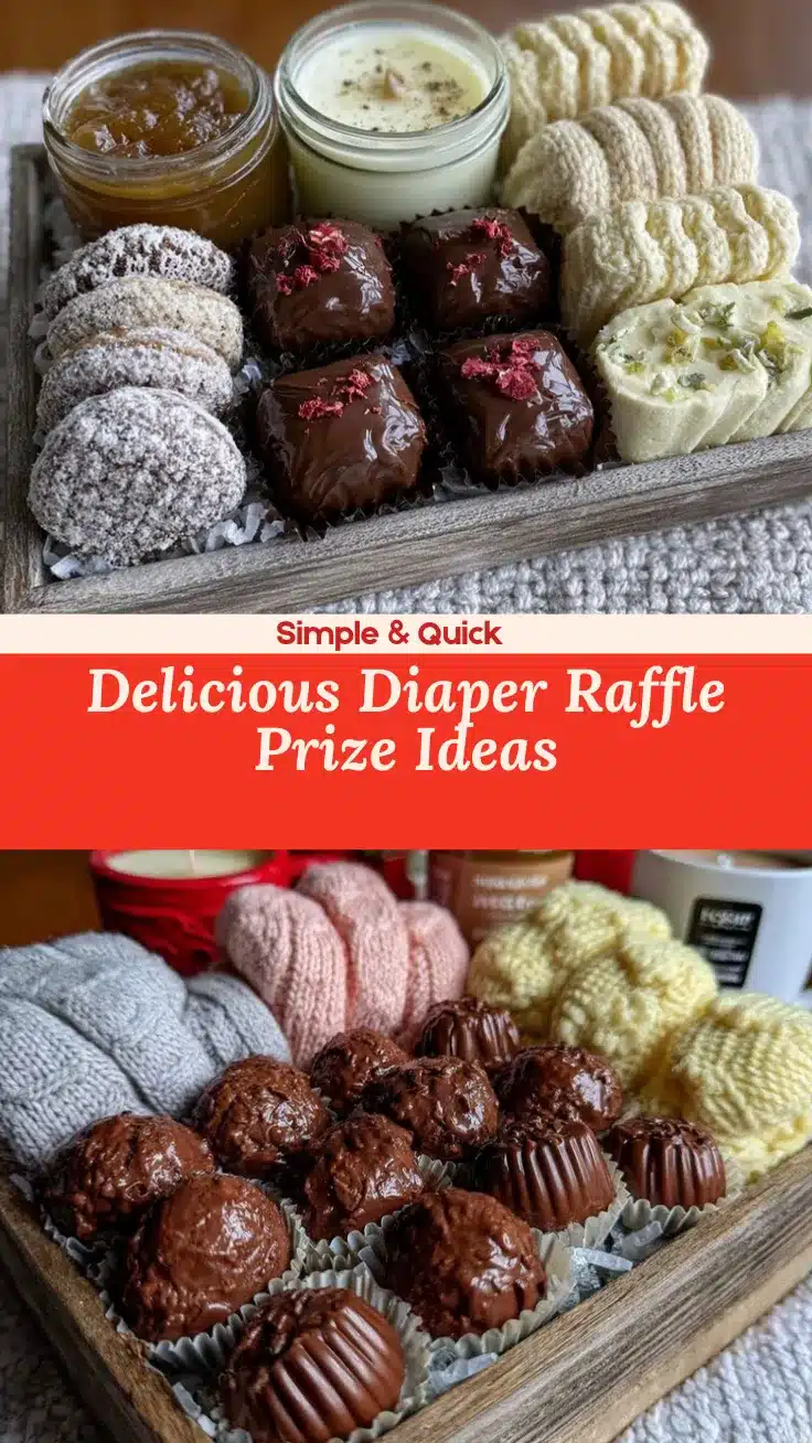 diaper raffle prize ideas recipe