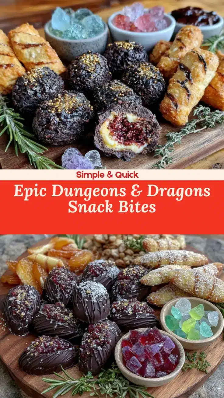 dungeons & dragons themed snacks recipe
