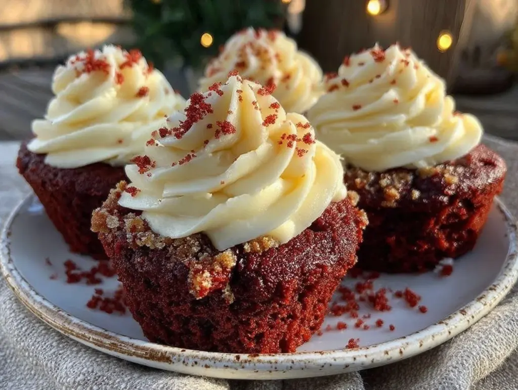 egg-free red velvet cupcakes - featured image