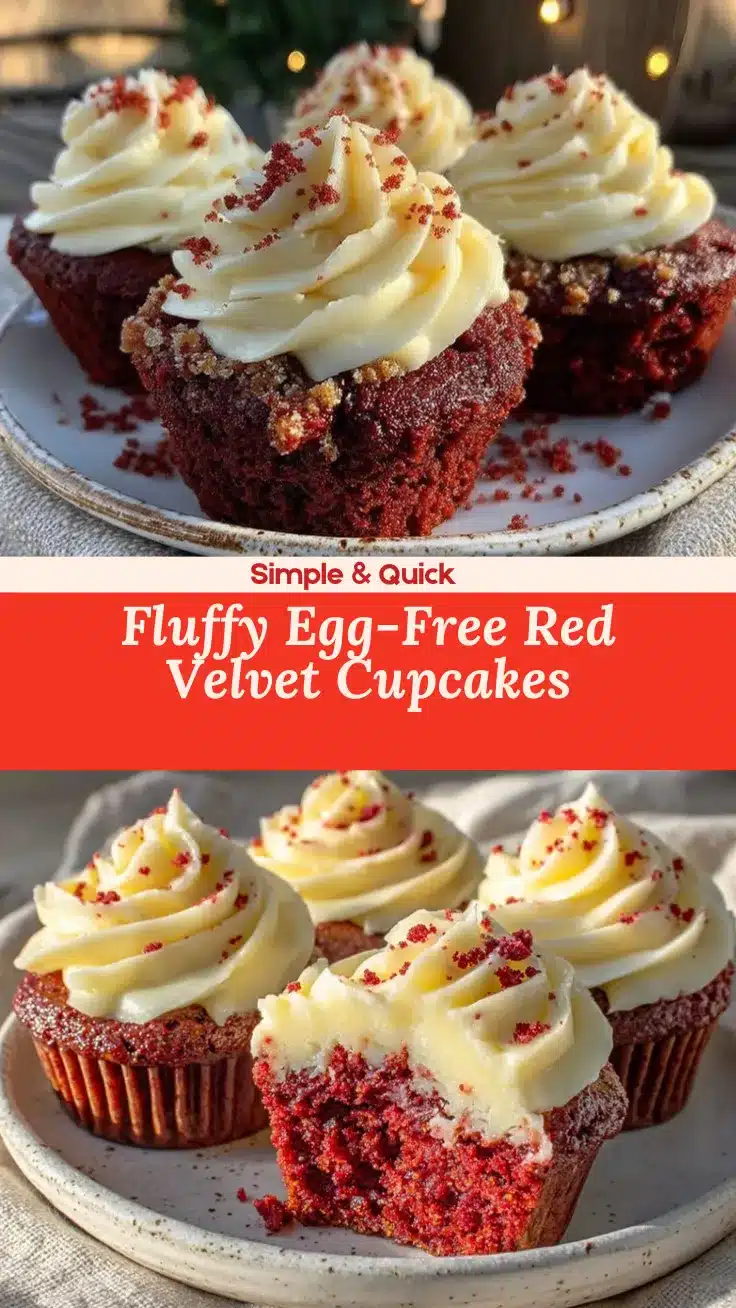 egg-free red velvet cupcakes recipe
