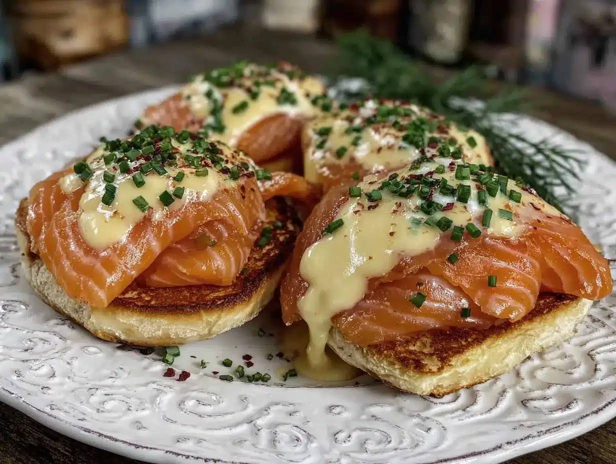 eggs benedict with smoked salmon preparation steps