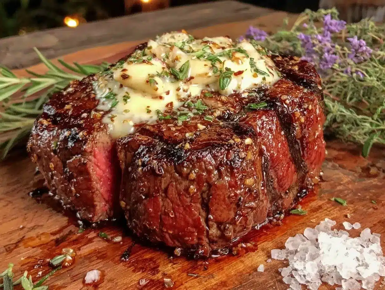 filet mignon with creamy bearnaise sauce preparation steps