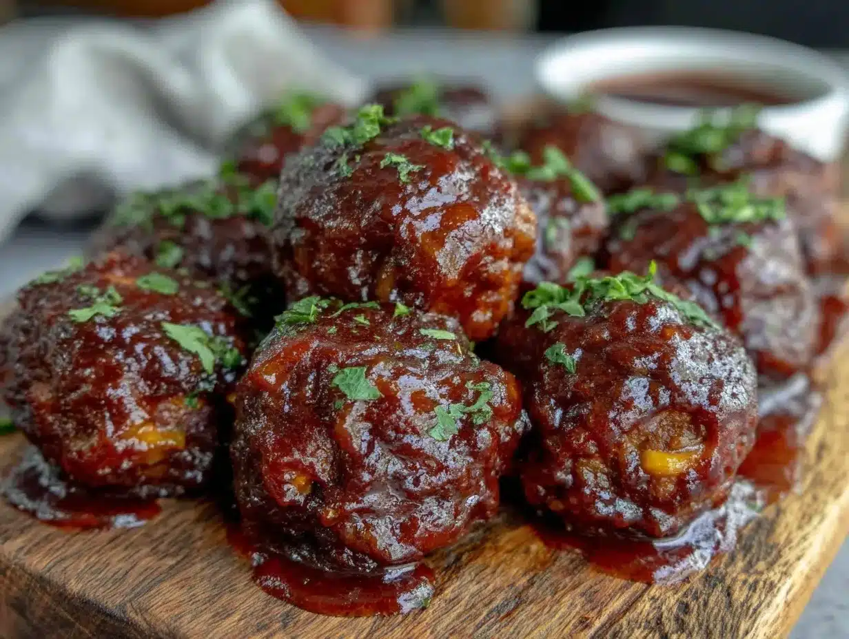 foil packet bbq meatballs preparation steps