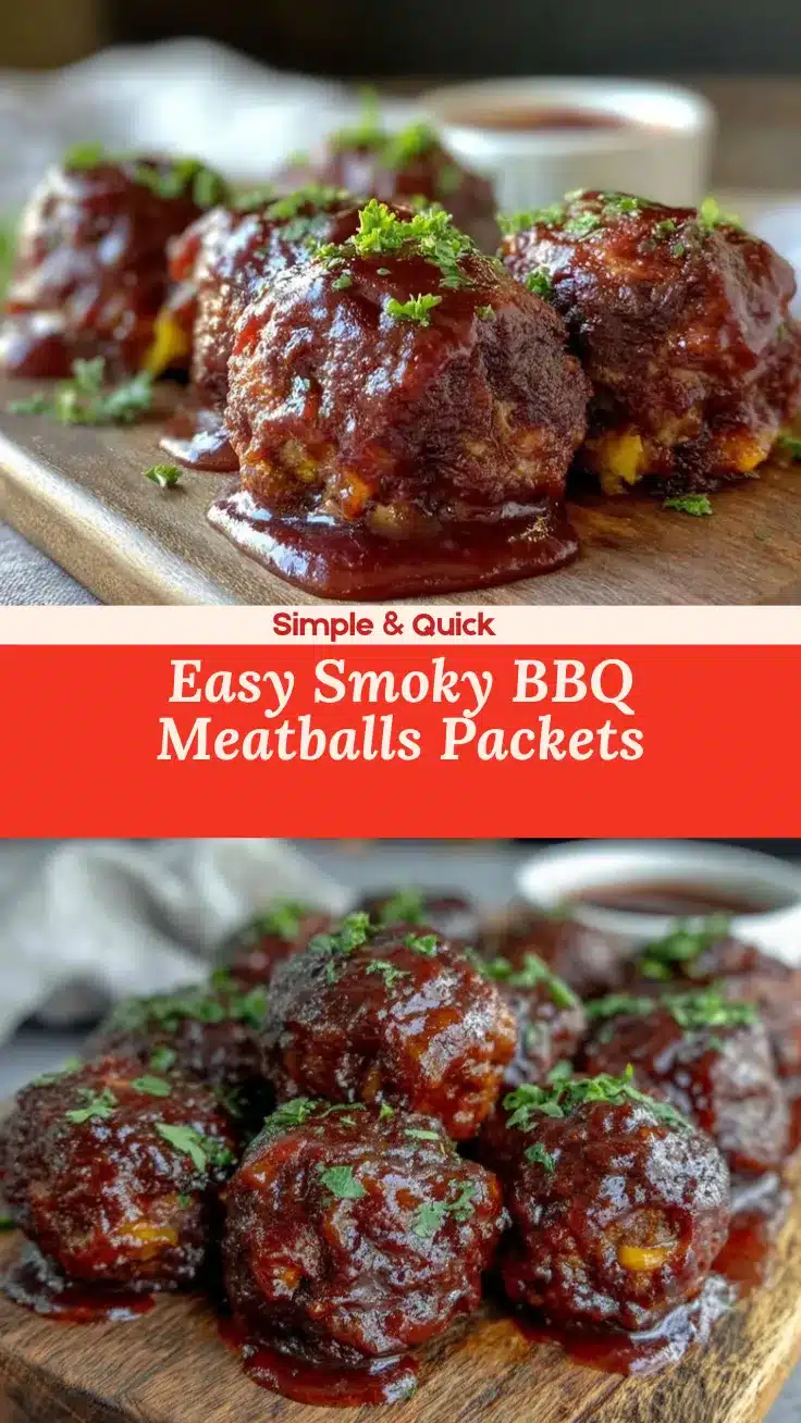 foil packet bbq meatballs recipe