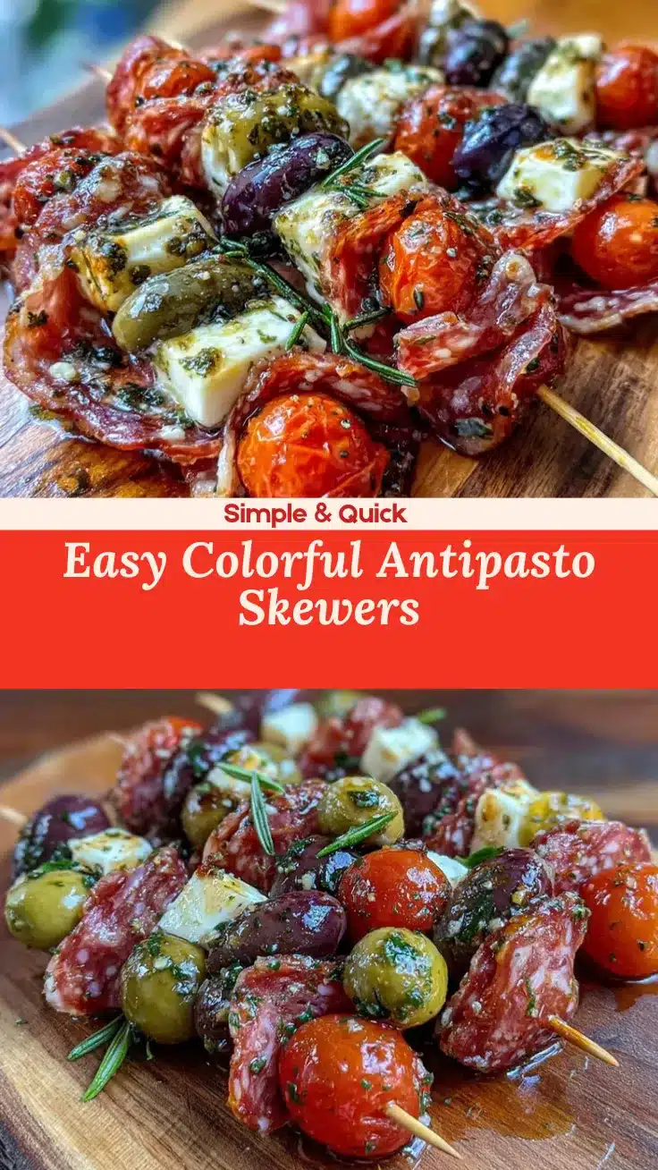 fresh antipasto skewers recipe