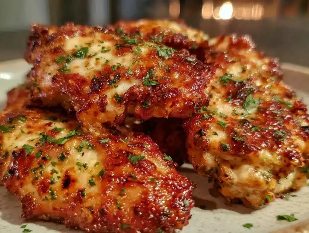 garlic parmesan chicken wings - featured image
