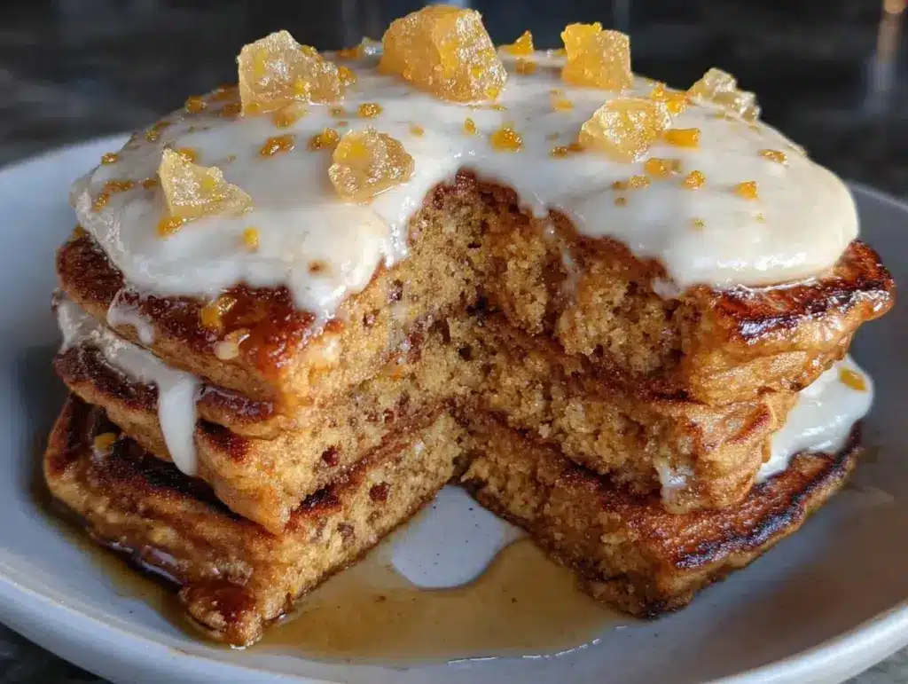 gingerbread pancakes - featured image