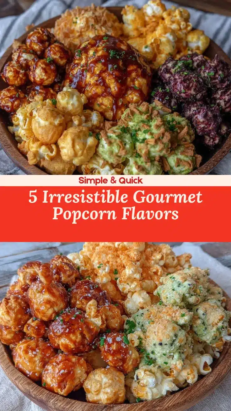 gourmet popcorn recipe