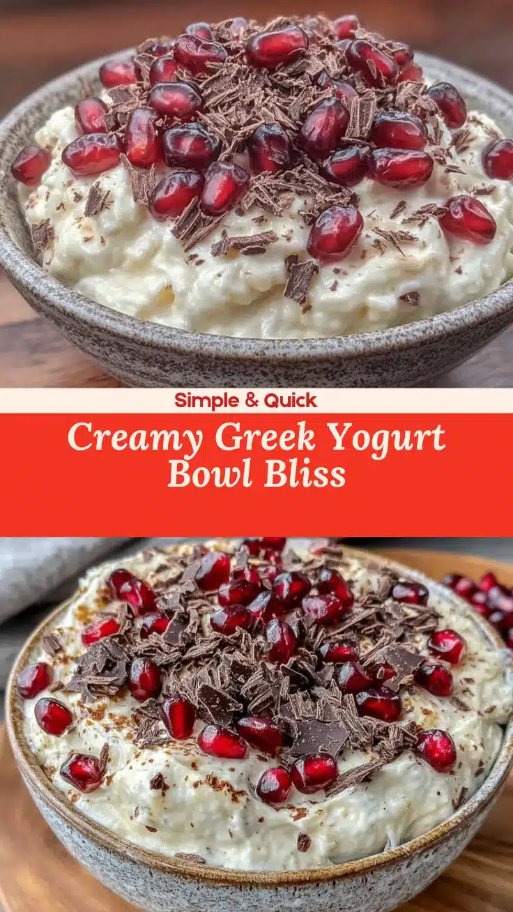 Greek yogurt bowl recipe