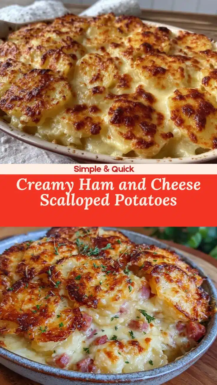 ham and cheese scalloped potatoes recipe
