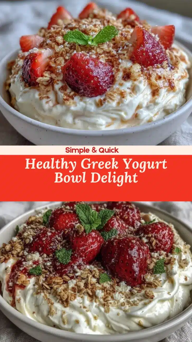 healthy Valentines Greek yogurt bowl recipe