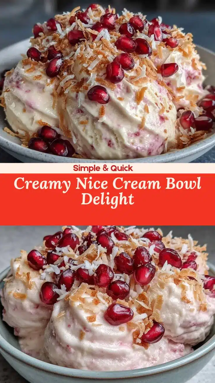 healthy Valentines nice cream bowl recipe