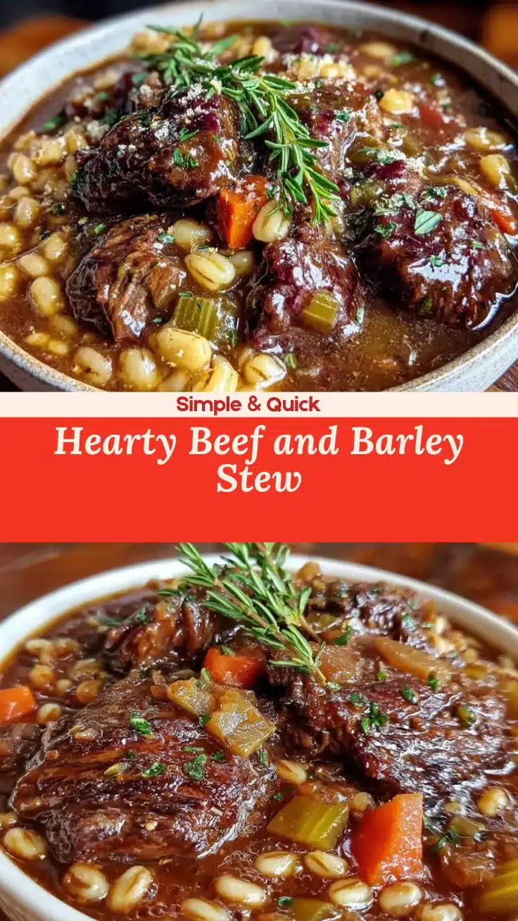 hearty beef and barley stew recipe