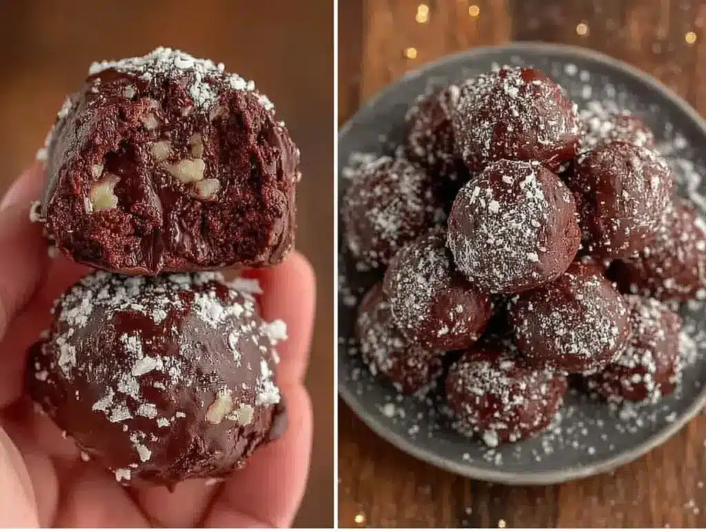 homemade chocolate truffles recipe - featured image