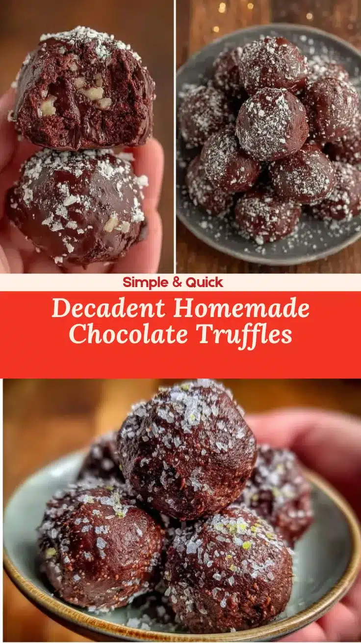 homemade chocolate truffles recipe recipe