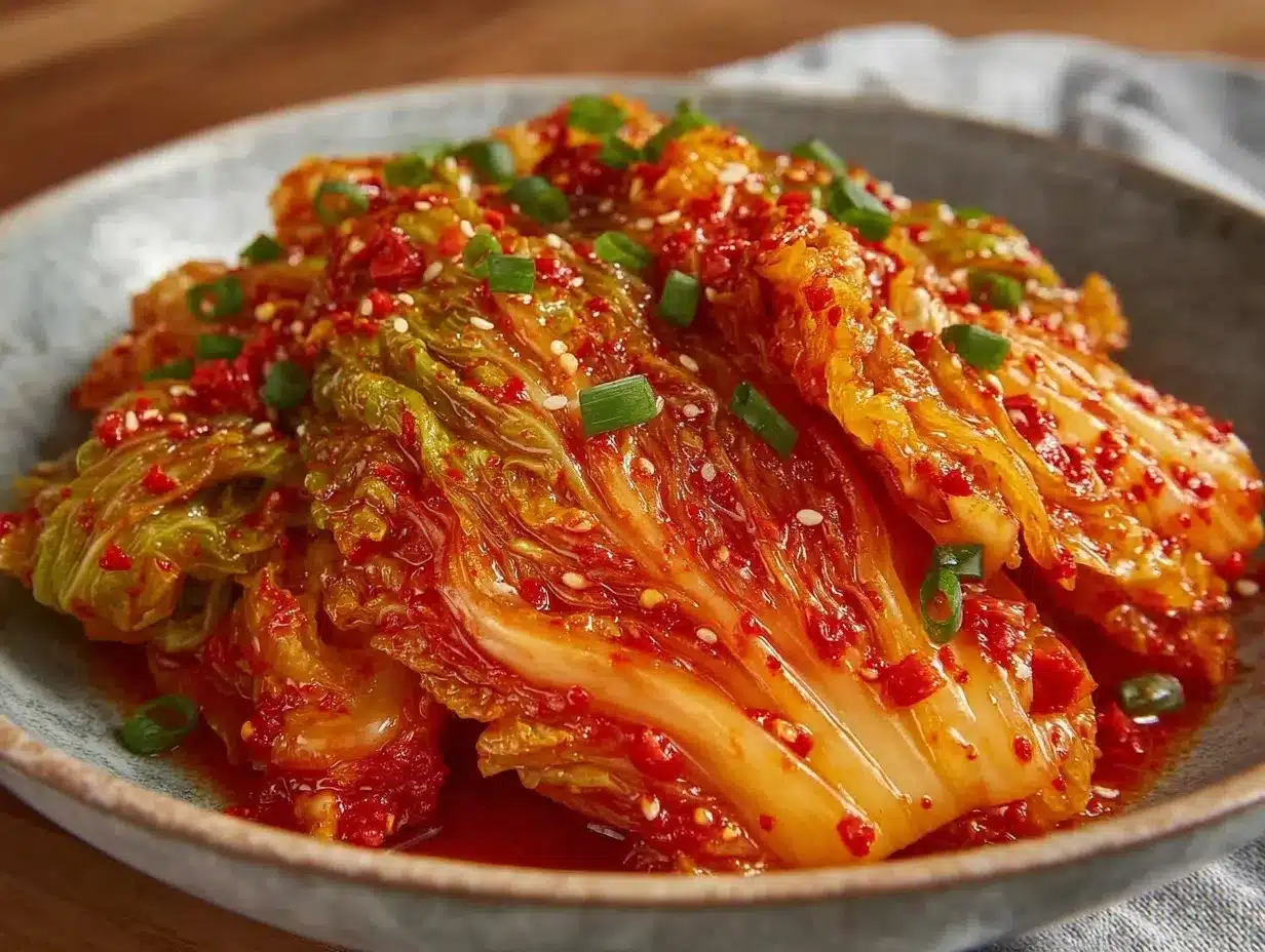 homemade kimchi recipe preparation steps