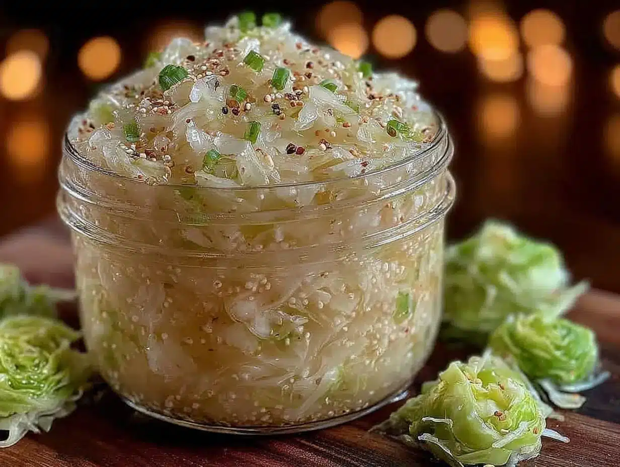 homemade sauerkraut recipe preparation steps