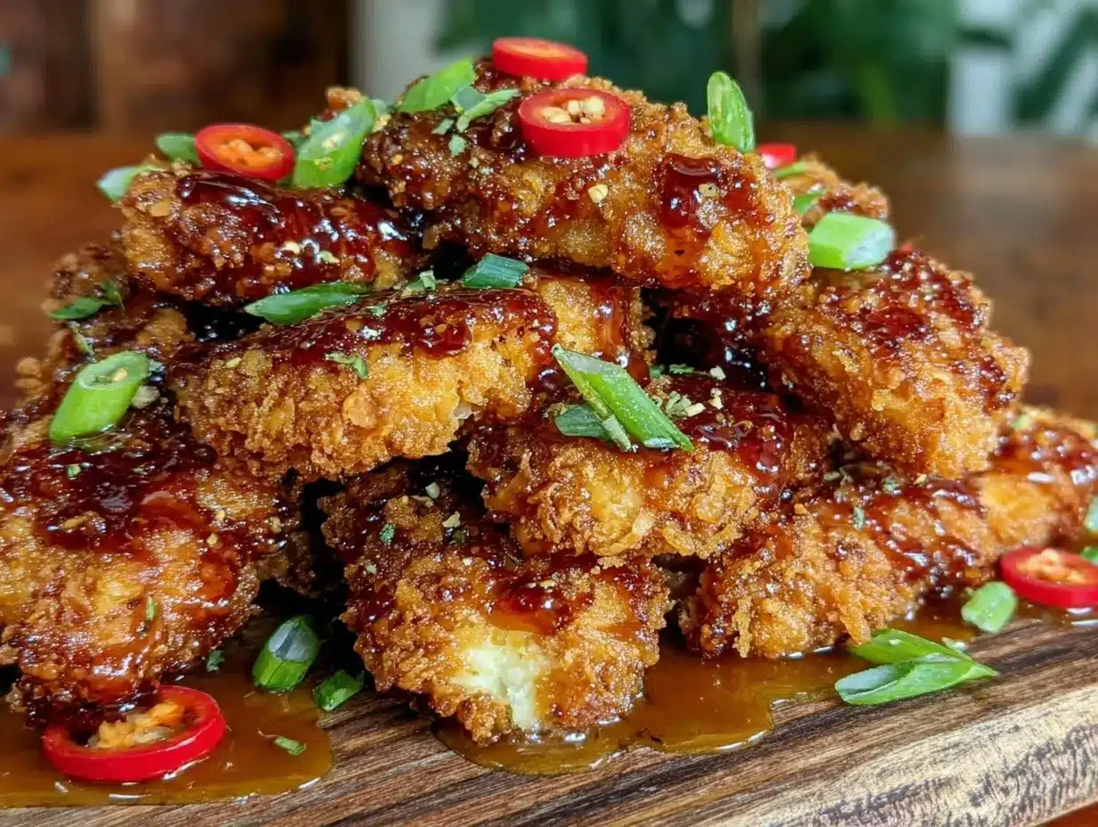 hot honey chicken tenders preparation steps