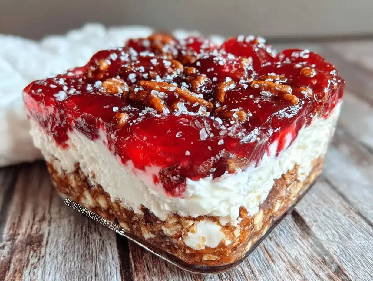 Jello pretzel salad preparation steps