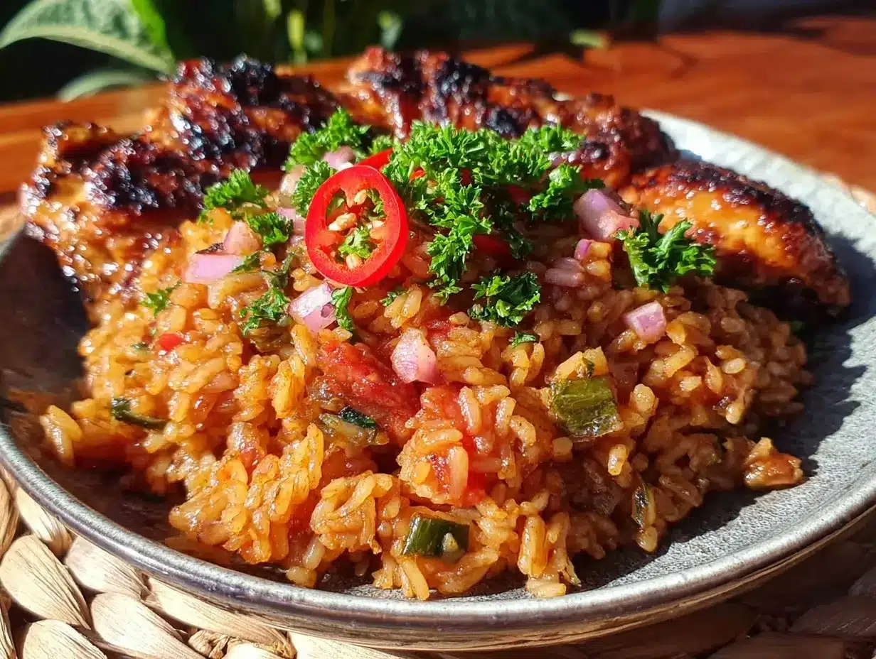 Jollof rice recipe preparation steps