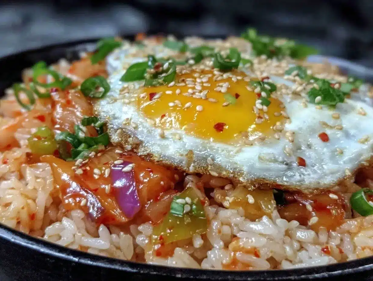 kimchi fried rice recipe preparation steps