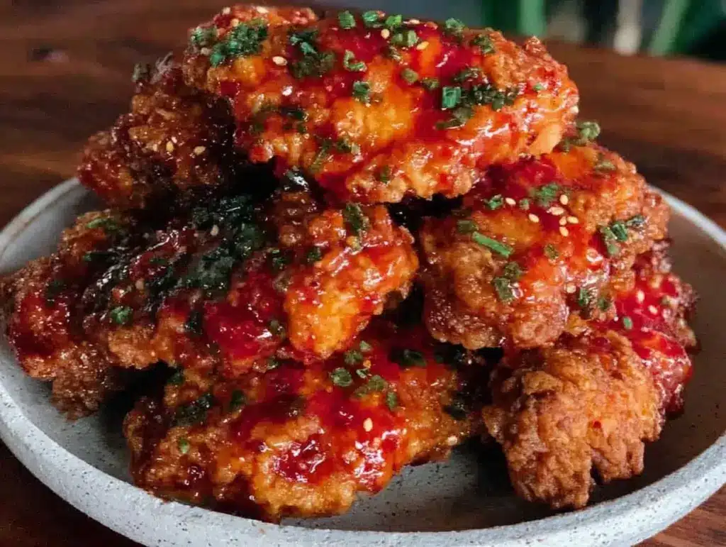 Korean fried chicken recipe - featured image