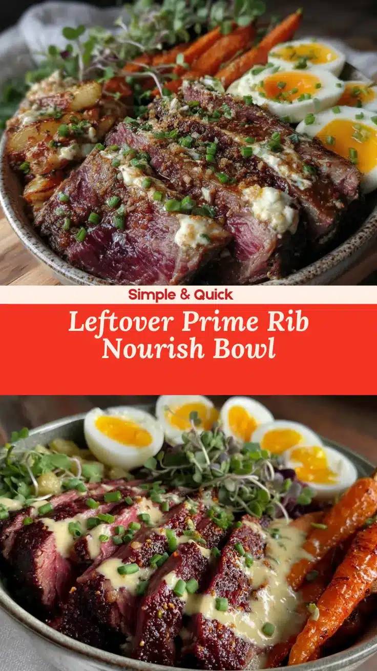 leftover prime rib bowl recipe