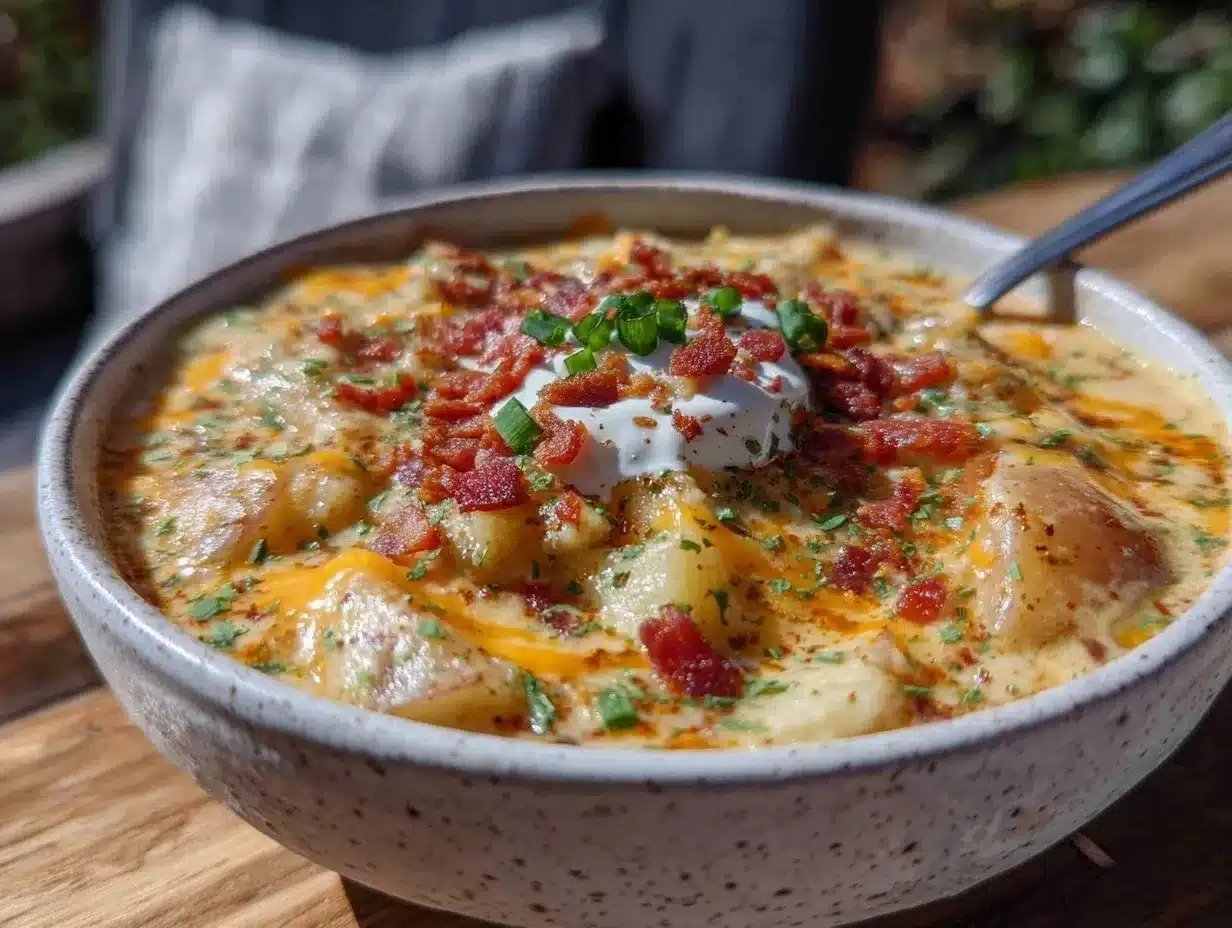 loaded baked potato soup recipe preparation steps