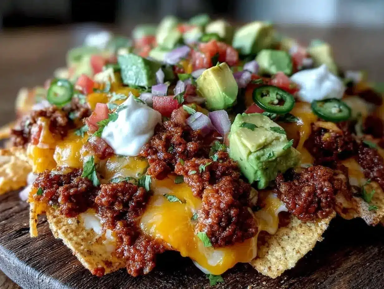 loaded beef nachos supreme preparation steps