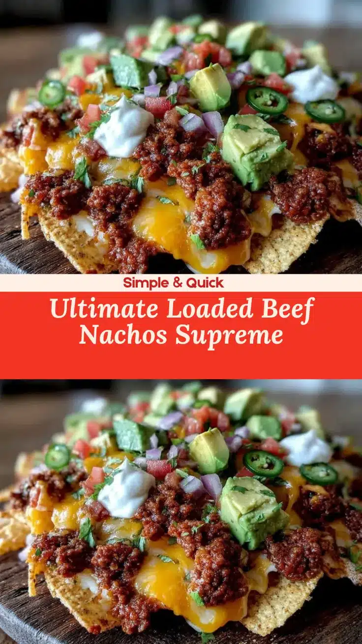 loaded beef nachos supreme recipe